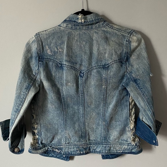 Alexander Wang | Distressed Jean Jacket - Picture 2 of 4